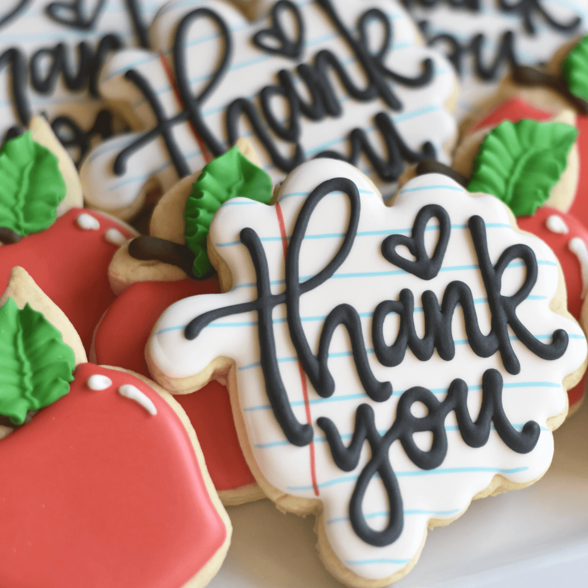 Teacher Cookies-Teacher Appreciation-Teacher Gift-Personalized Teacher Gift-Sugar Cookies-Cut Out Cookies-Teach-Love-Inspire-Daycare orders Gift