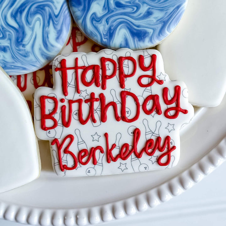 Birthday Cookies | Bowling Party