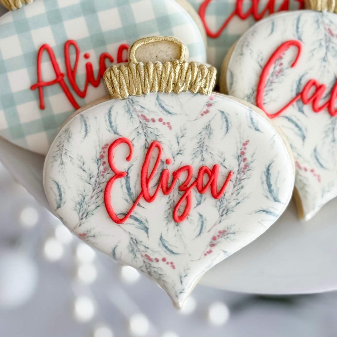 Christmas Set | Personalized Ornaments - Southern Sugar Bakery