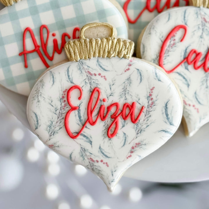 Christmas Set | Personalized Ornaments - Southern Sugar Bakery