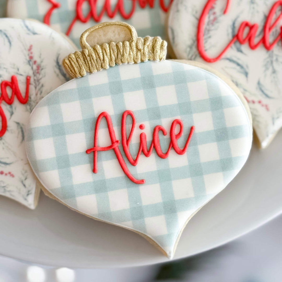 Christmas Set | Personalized Ornaments - Southern Sugar Bakery