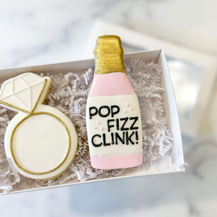 Wedding Engagement Duo | Pop Fizz Clink - Southern Sugar Bakery