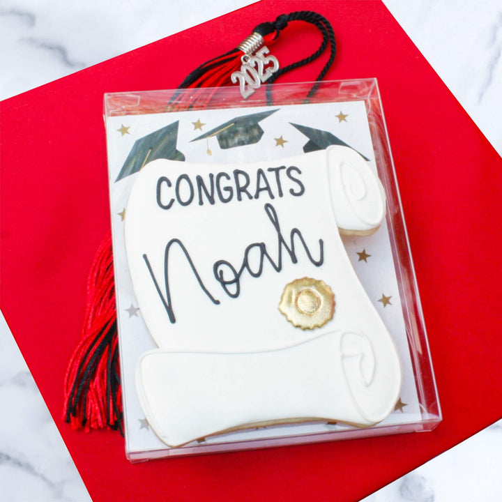 Oversized Single Diploma Cookie