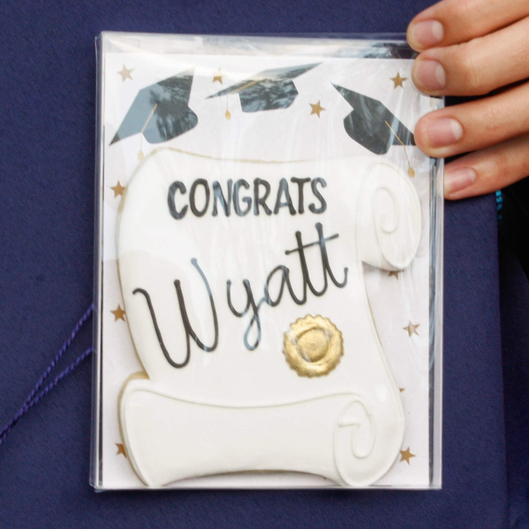 Oversized Single Diploma Cookie
