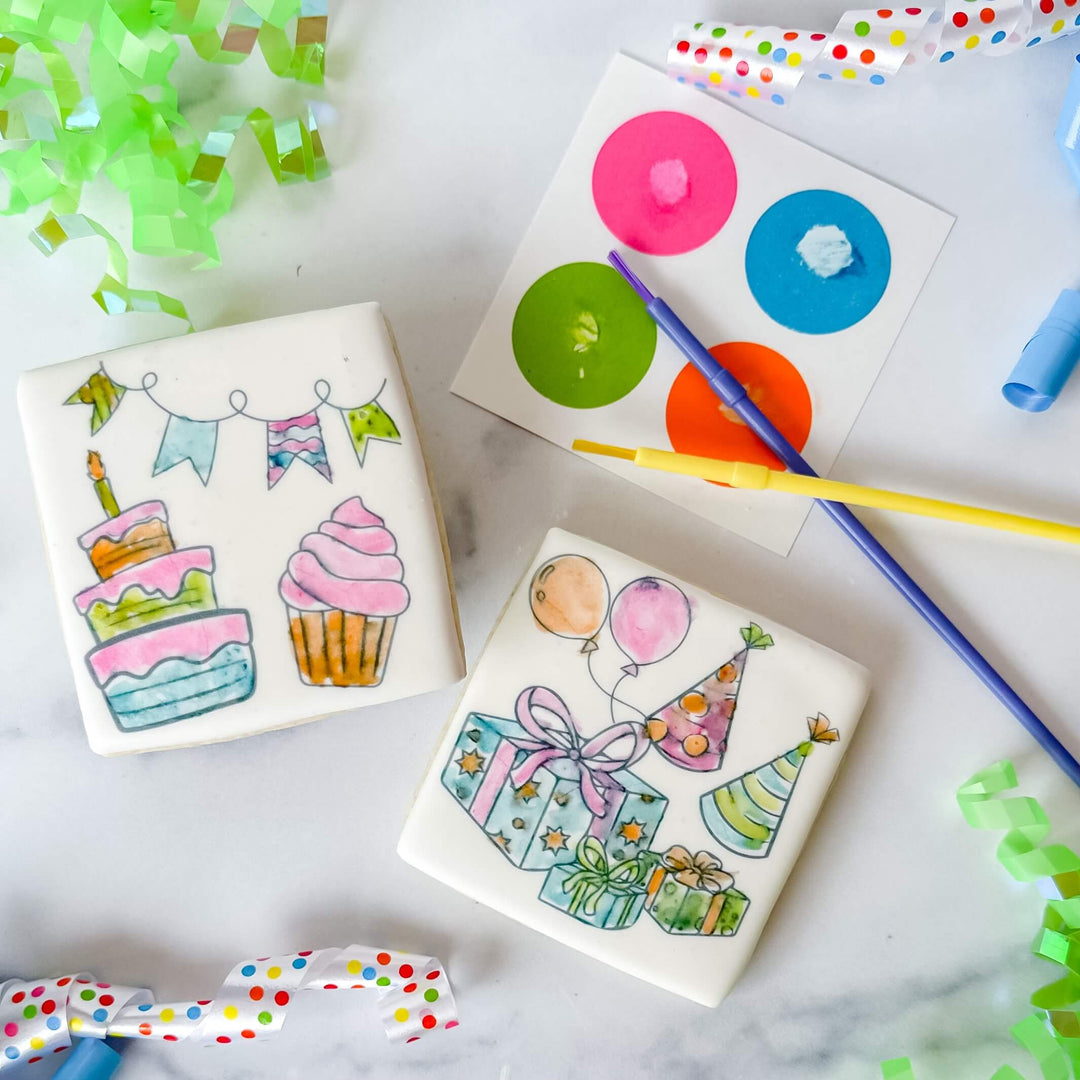 Birthday Duo |  Paint Your Own | Birthday Cake Design - Southern Sugar Bakery