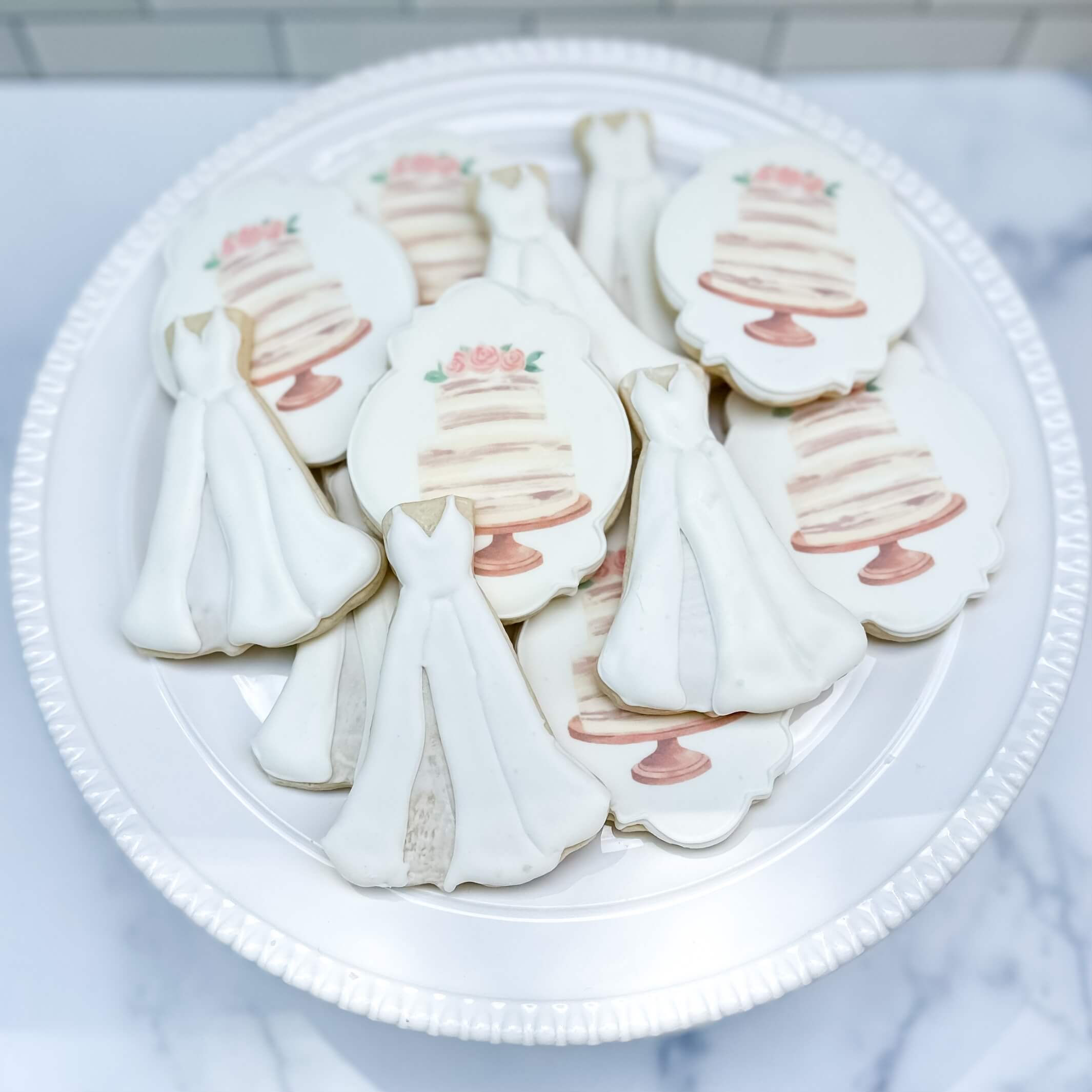 Custom Wedding Cookies Simply Perfect Southern Sugar Bakery 8586