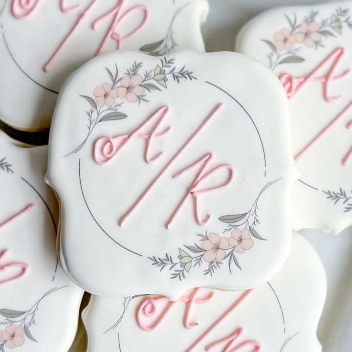 Wedding Cookies | Wedding Initials