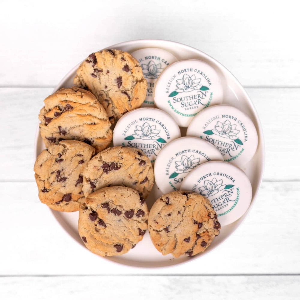 Corporate Gift Set | 6 Logo Cookies & 6 Classic Drop Cookies - Southern Sugar Bakery