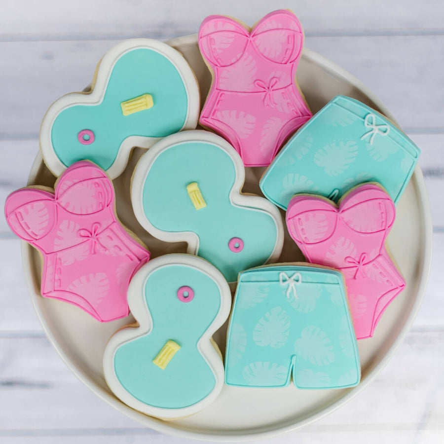 Birthday Cookies | Pool Party - Southern Sugar Bakery