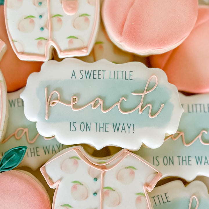 Baby Shower Cookies | Sweet Peach - Southern Sugar Bakery