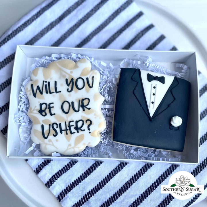Wedding | Will You Be Our Usher - Southern Sugar Bakery