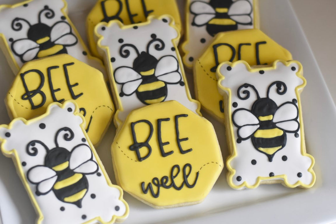 Custom Cookies - Get Well Soon | Bee Well! - Southern Sugar Bakery