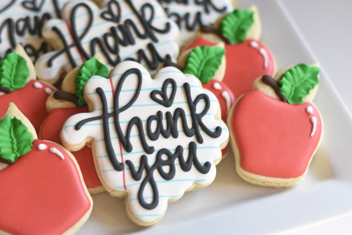 Custom Cookies - Thank You Cookies | Educators are Awesome! - Southern Sugar Bakery