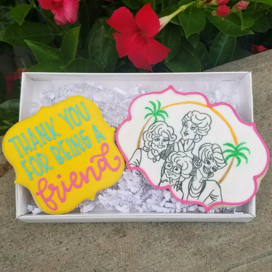 Custom Cookies - Thank You For Being A Friend! - Southern Sugar Bakery