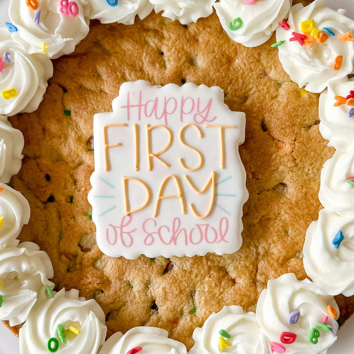 Back To School | 10" Cookie Cake (Raleigh Pick Up Only) - Southern Sugar Bakery