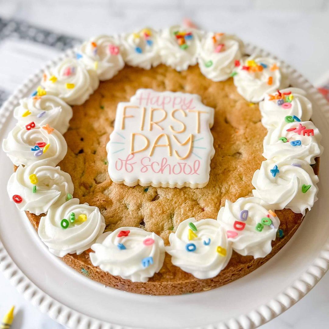 Back To School | 10" Cookie Cake (Raleigh Pick Up Only) - Southern Sugar Bakery