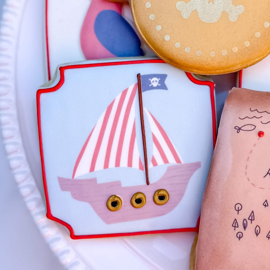 Custom Decorated Cookies | Pirate Party – Southern Sugar Bakery