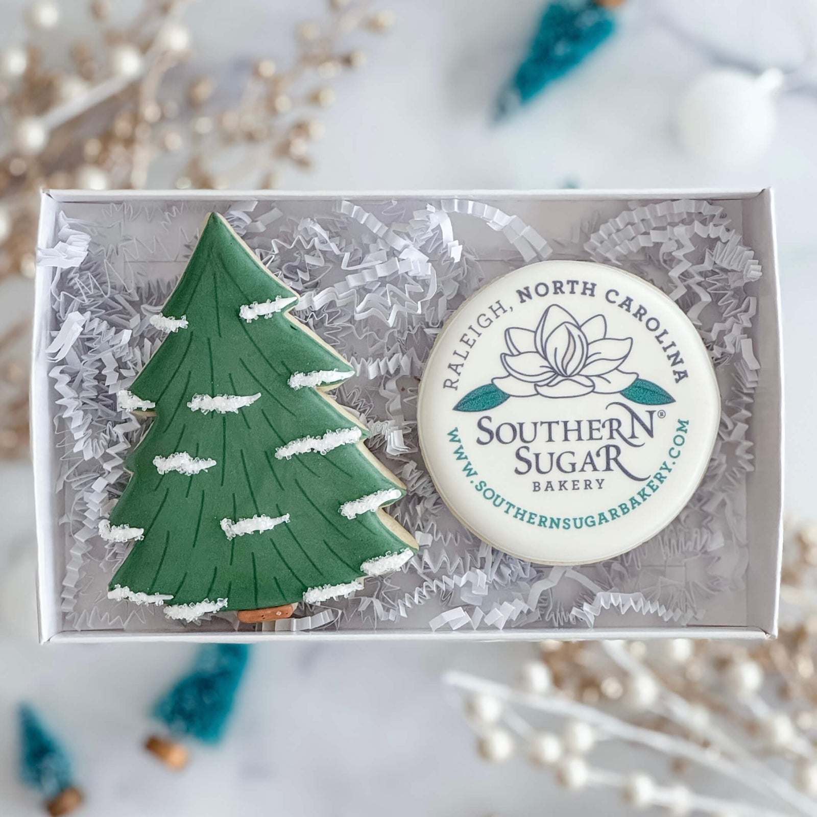 Corporate Christmas Duo | Christmas Tree - Southern Sugar Bakery
