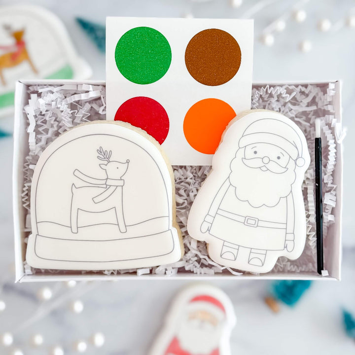 Christmas Duo |  Paint-Your-Own Cookies