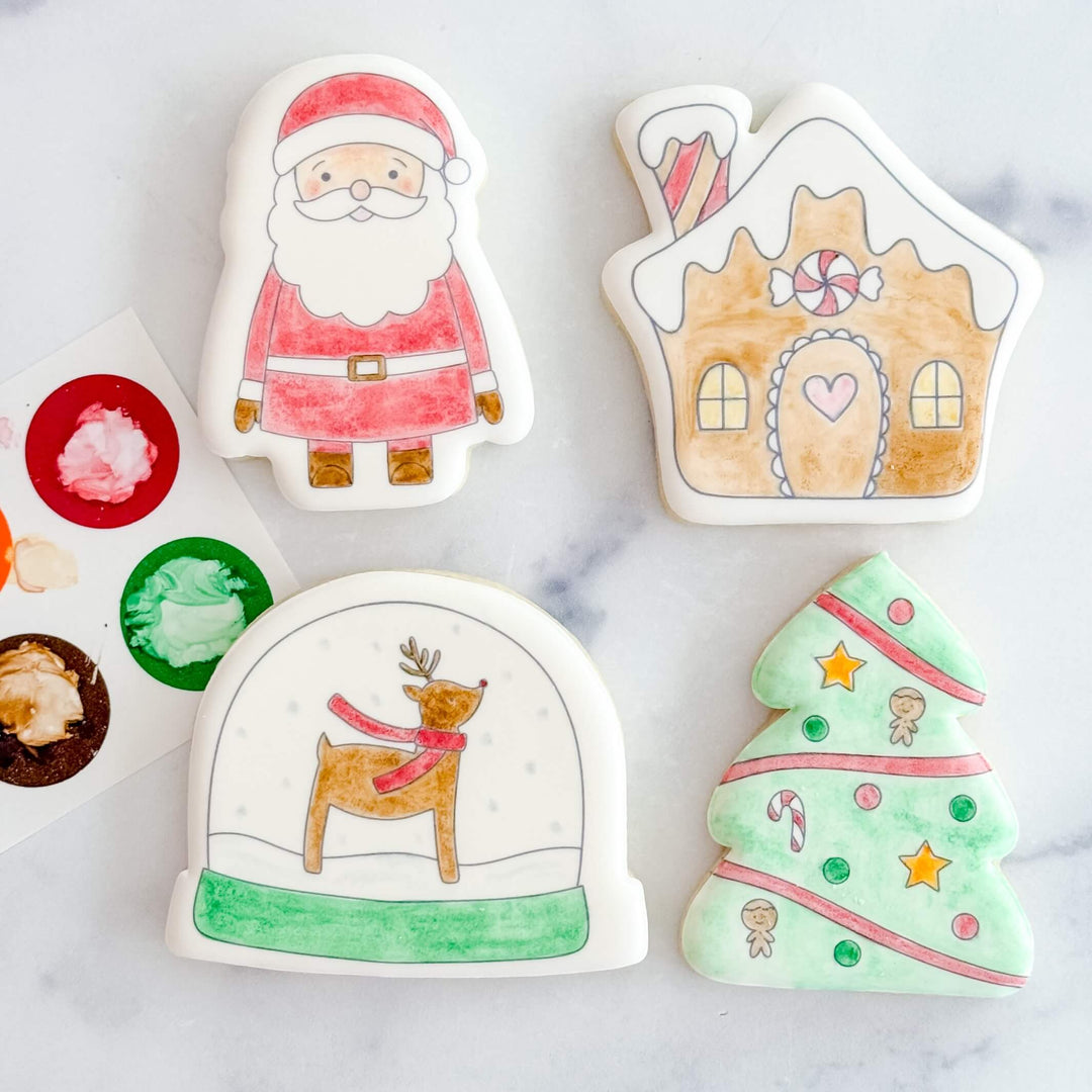 Christmas Duo |  Paint-Your-Own Cookies