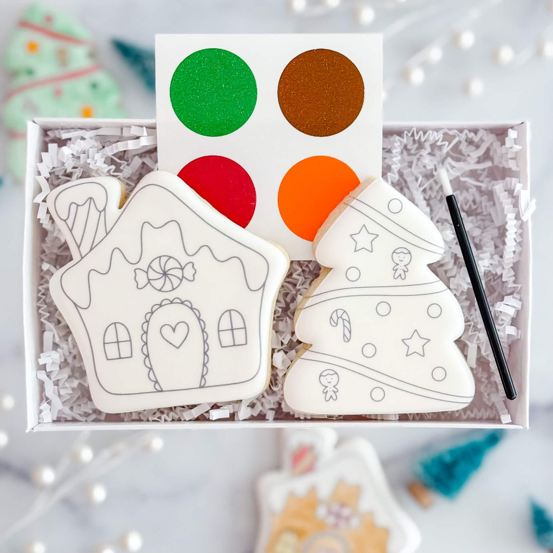 Christmas Duo |  Paint-Your-Own Cookies