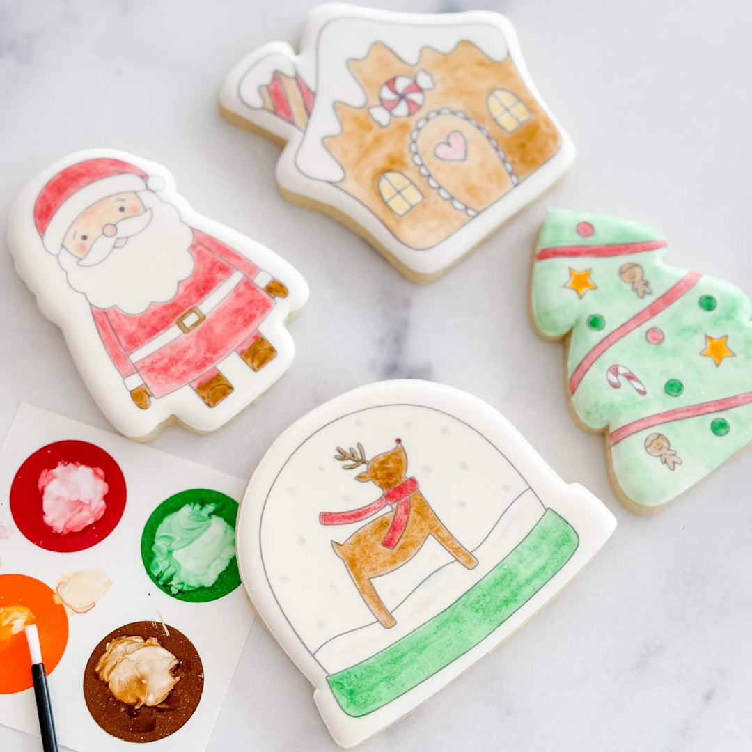 Christmas Duo |  Paint-Your-Own Cookies