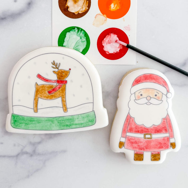 Christmas Duo |  Paint-Your-Own Cookies