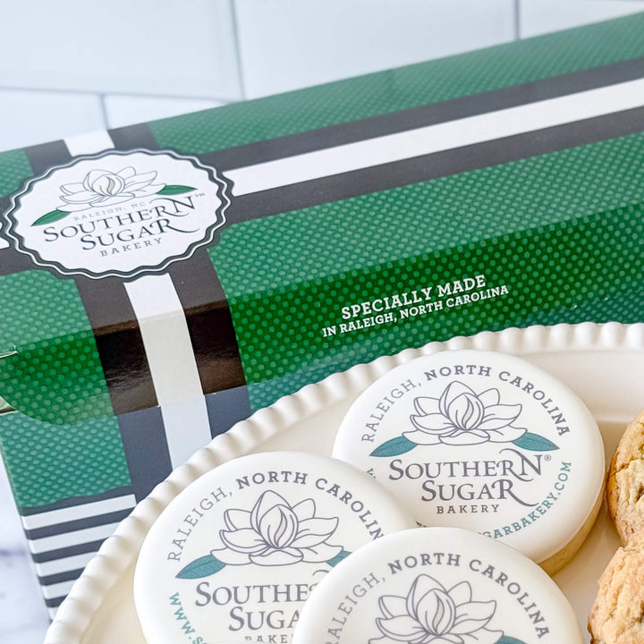 Corporate Gift Set | 6 Logo Cookies &amp; 6 Classic Drop Cookies - Southern Sugar Bakery