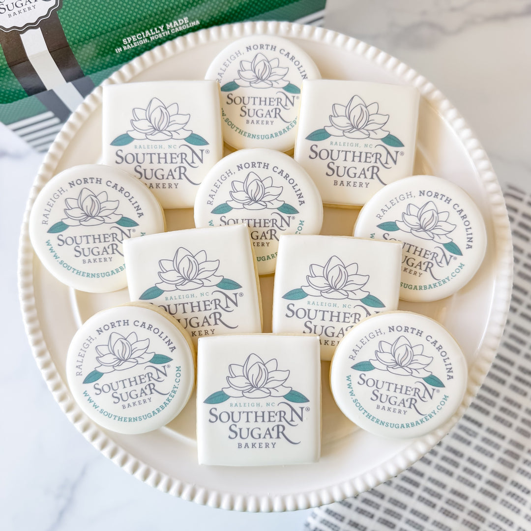 Corporate Gift & Event Set | Logo & Branding Cookies - Southern Sugar Bakery