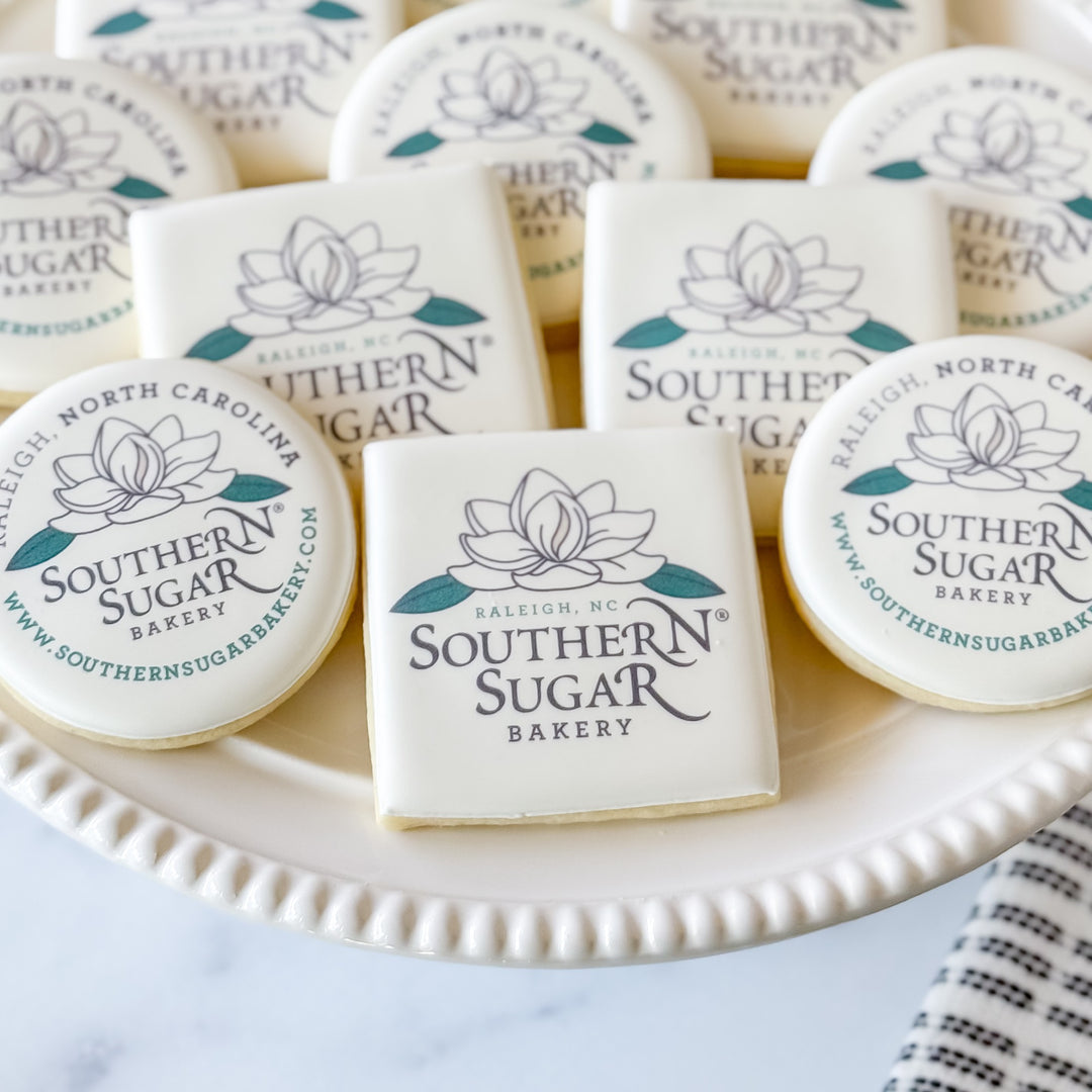 Corporate Gift &amp; Event Set | Logo &amp; Branding Cookies - Southern Sugar Bakery