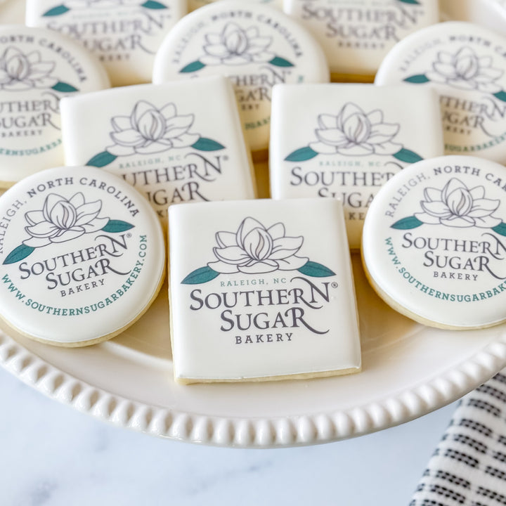 Corporate Gift &amp; Event Set | Logo &amp; Branding Cookies - Southern Sugar Bakery