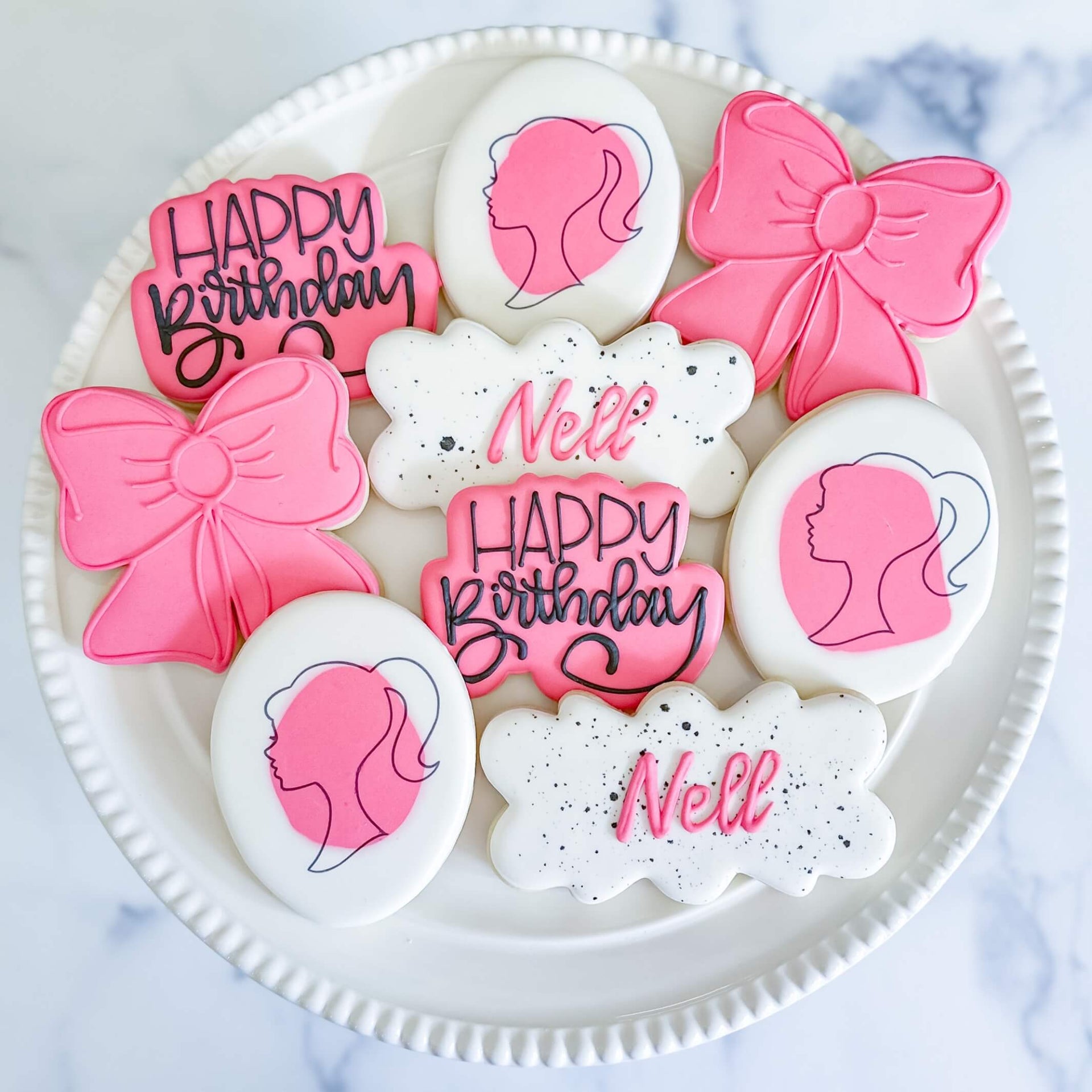custom 1st birthday cookies