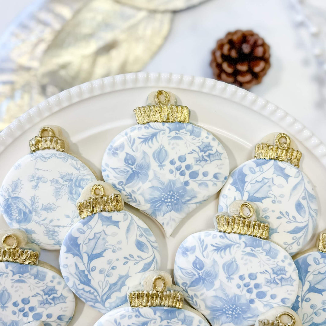 Christmas Set | Blue & White Ornaments