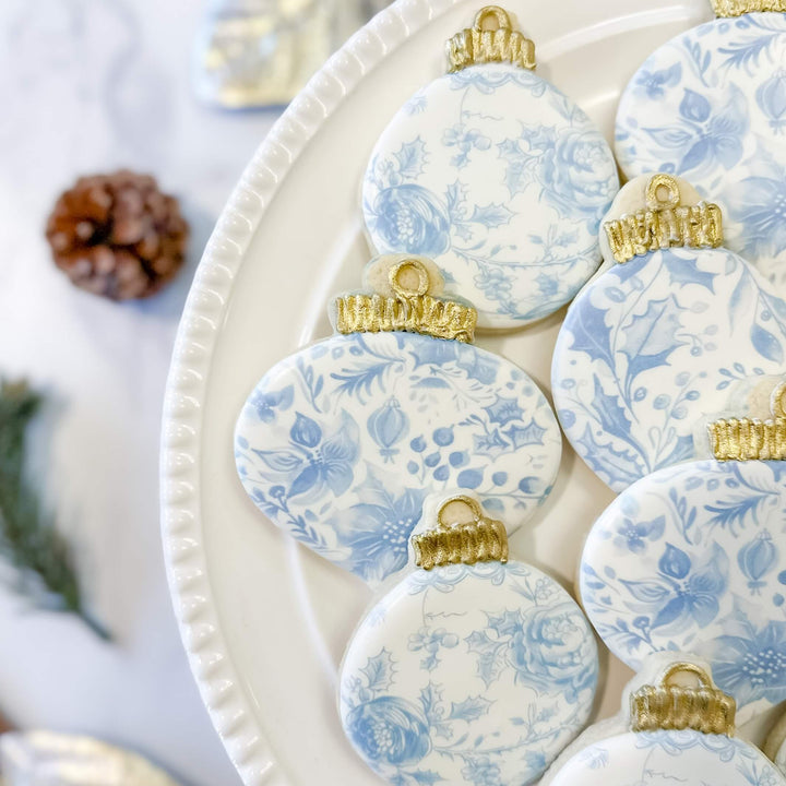 Christmas Set | Blue & White Ornaments