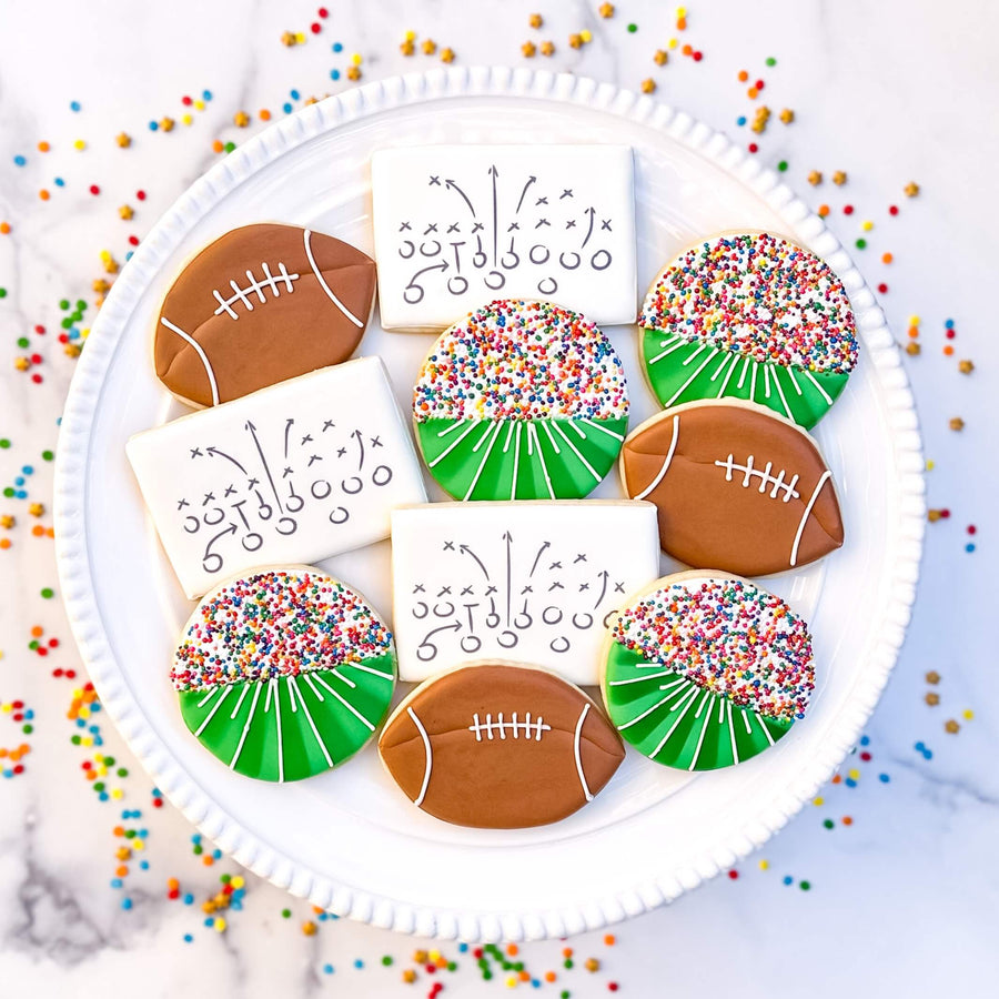 Football Themed Cookies | Football Frenzy - Southern Sugar Bakery