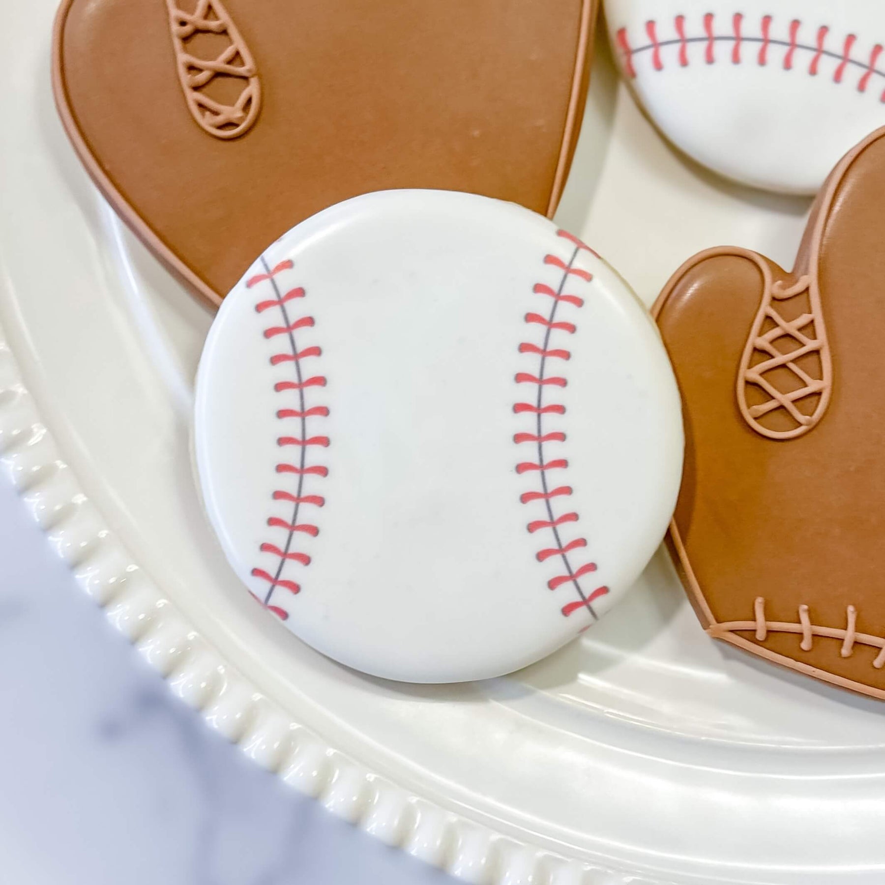 Custom Baseball Cookies | Home Run! | Southern Sugar Bakery