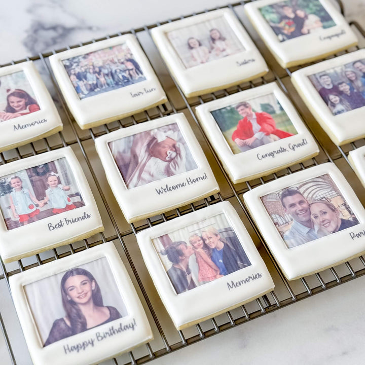 Polaroid Photo Cookies - Southern Sugar Bakery
