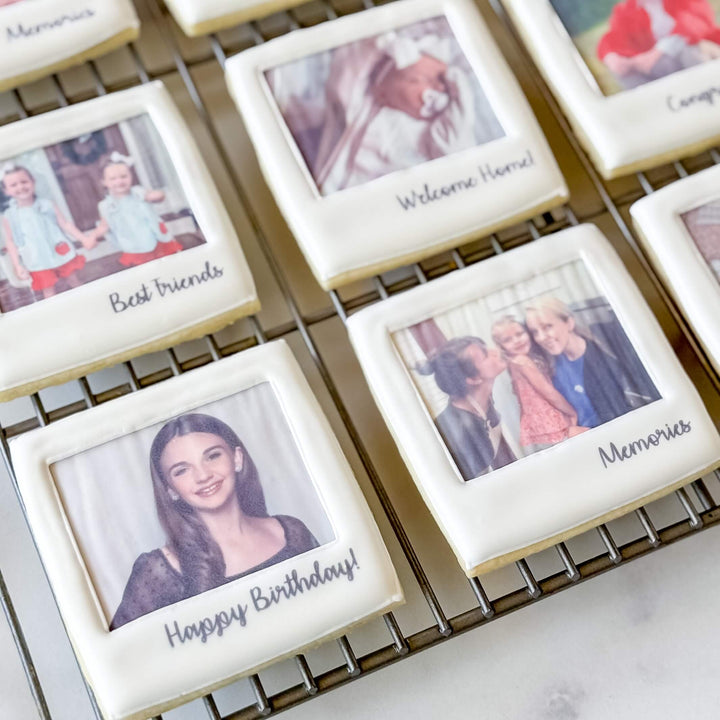 Polaroid Photo Cookies - Southern Sugar Bakery