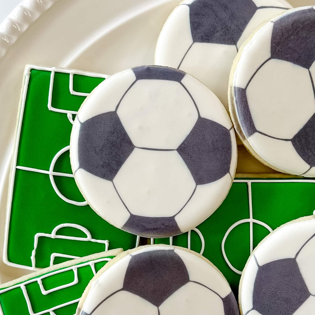 Decorated Soccer Cookies  Soccer Star – Southern Sugar Bakery