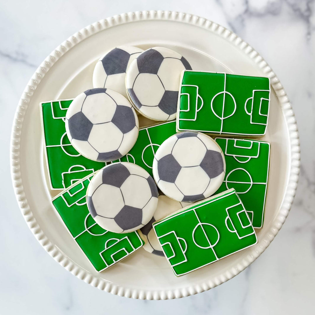 Decorated Soccer Cookies  Soccer Star – Southern Sugar Bakery