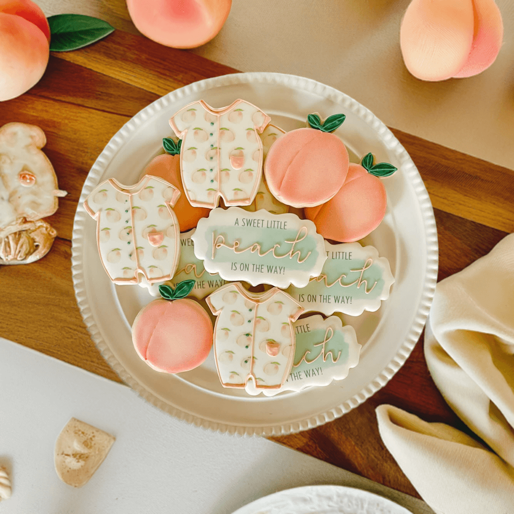 Baby Shower Cookies | Sweet Peach - Southern Sugar Bakery