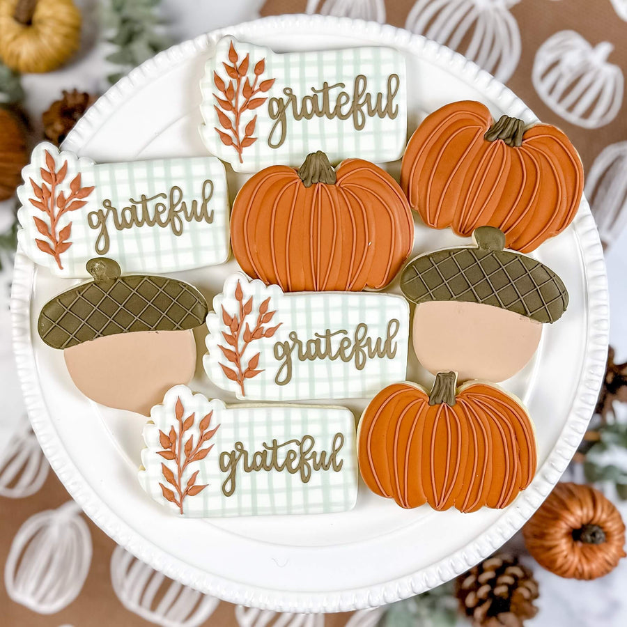 Thanksgiving Set | Thankful, Grateful, Blessed - Southern Sugar Bakery