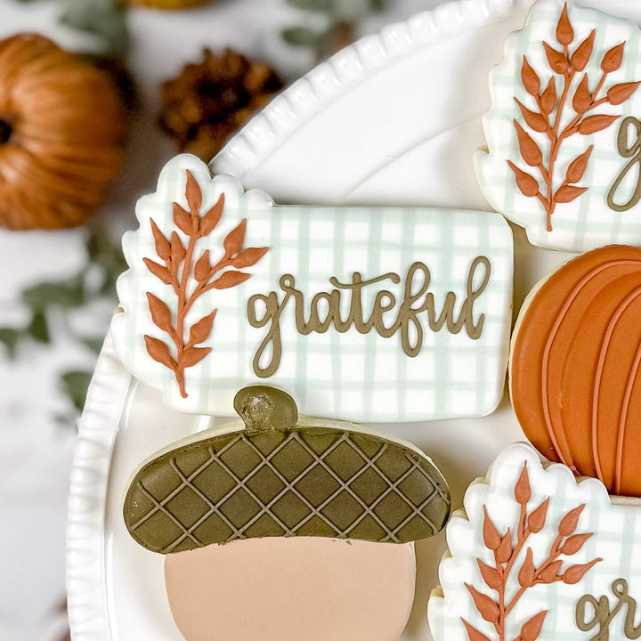 Thanksgiving Set | Thankful, Grateful, Blessed - Southern Sugar Bakery