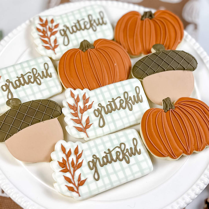 Thanksgiving Set | Thankful, Grateful, Blessed - Southern Sugar Bakery