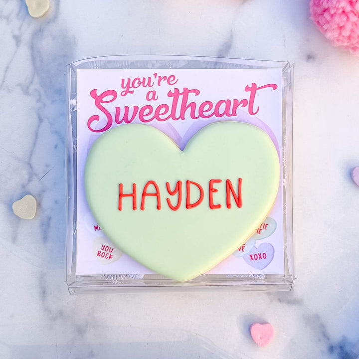 Valentine Special | Oversized Single Personalized Heart