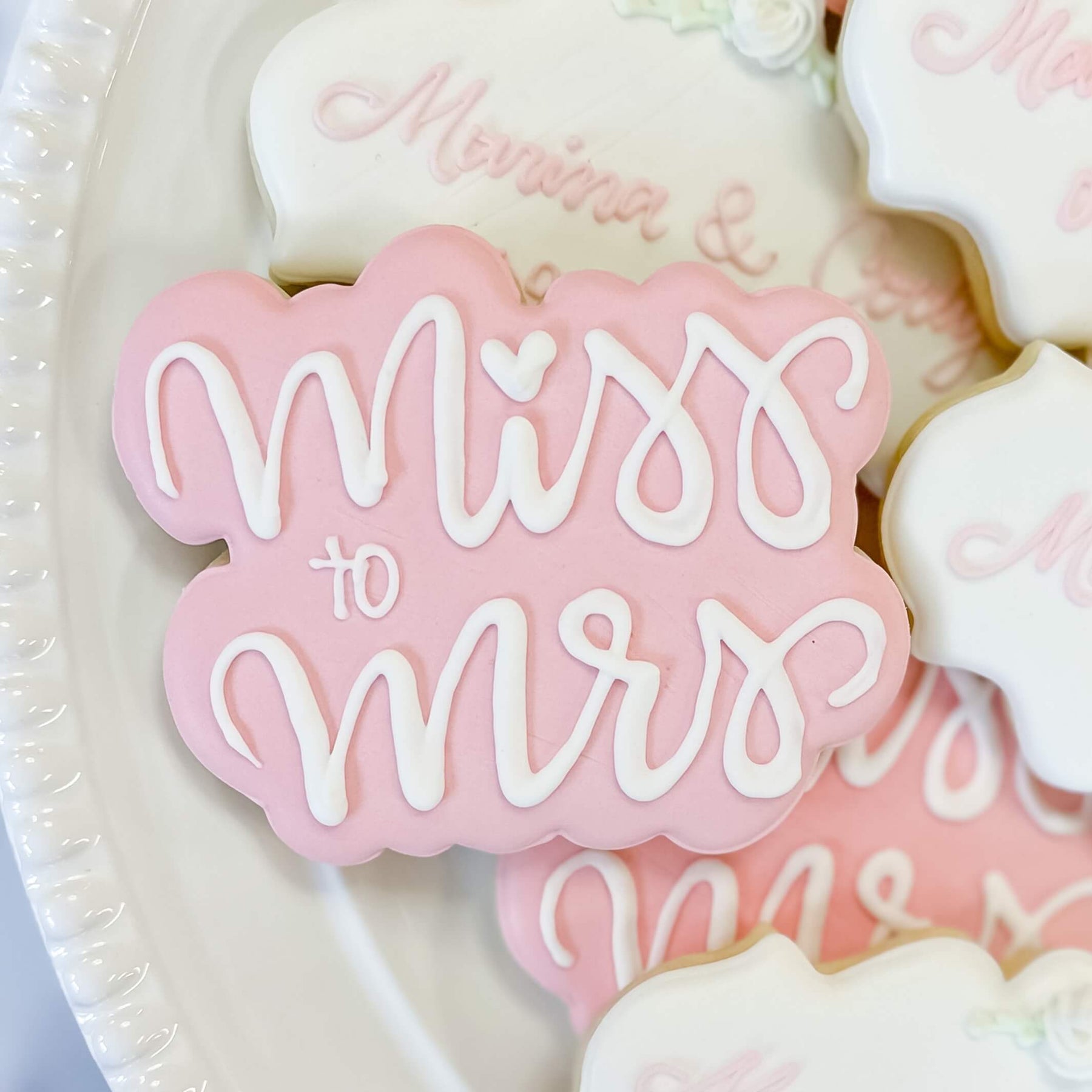 Bridal shower cookies lingerie miss to mrs 1 dozen