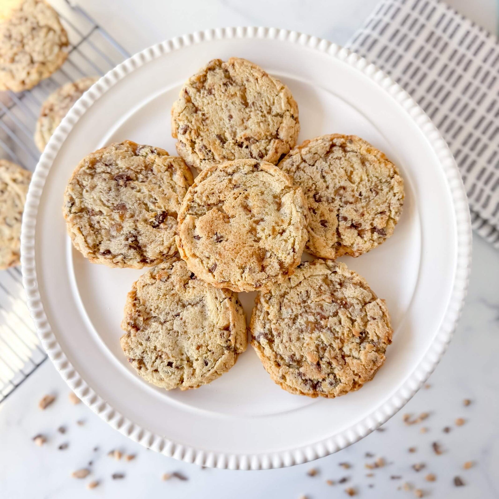 Chocolate Heath Bar | Drop Cookies - Southern Sugar Bakery