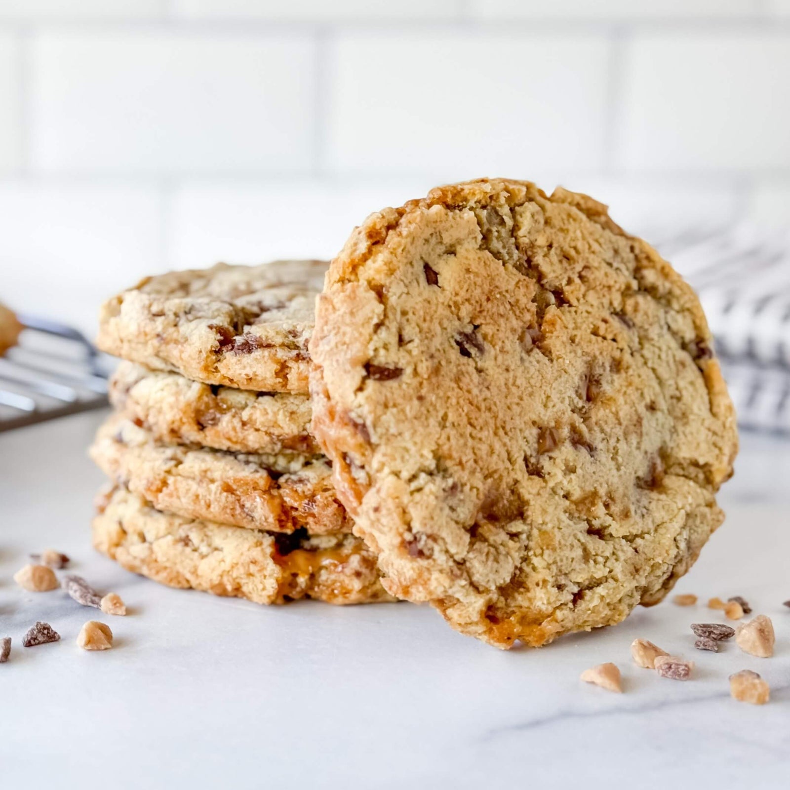 Chocolate Heath Bar | Drop Cookies - Southern Sugar Bakery