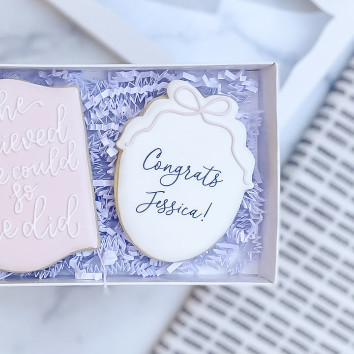 Graduation Duo | She Believed She Could - Southern Sugar Bakery