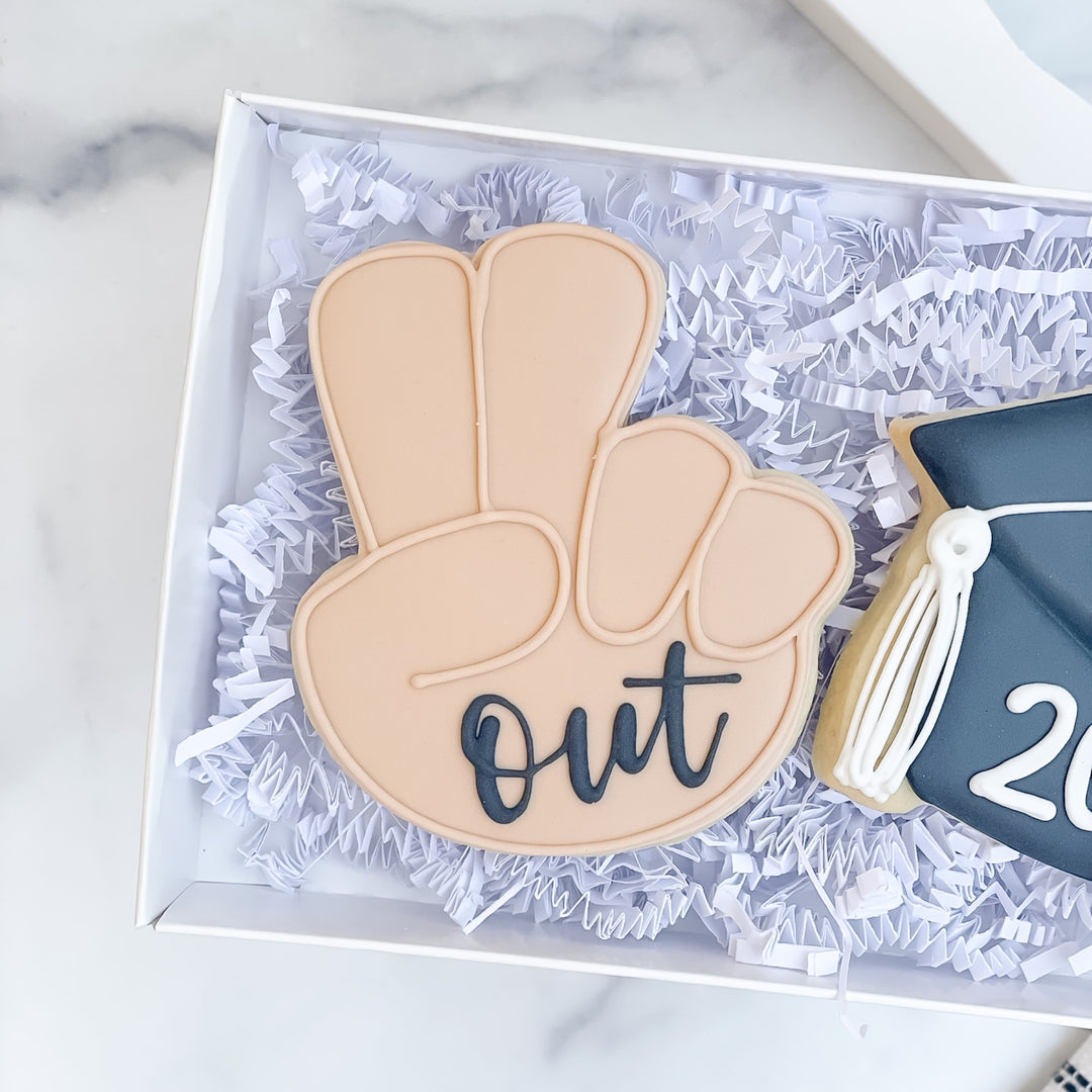 Graduation Duo | Peace Out - Southern Sugar Bakery